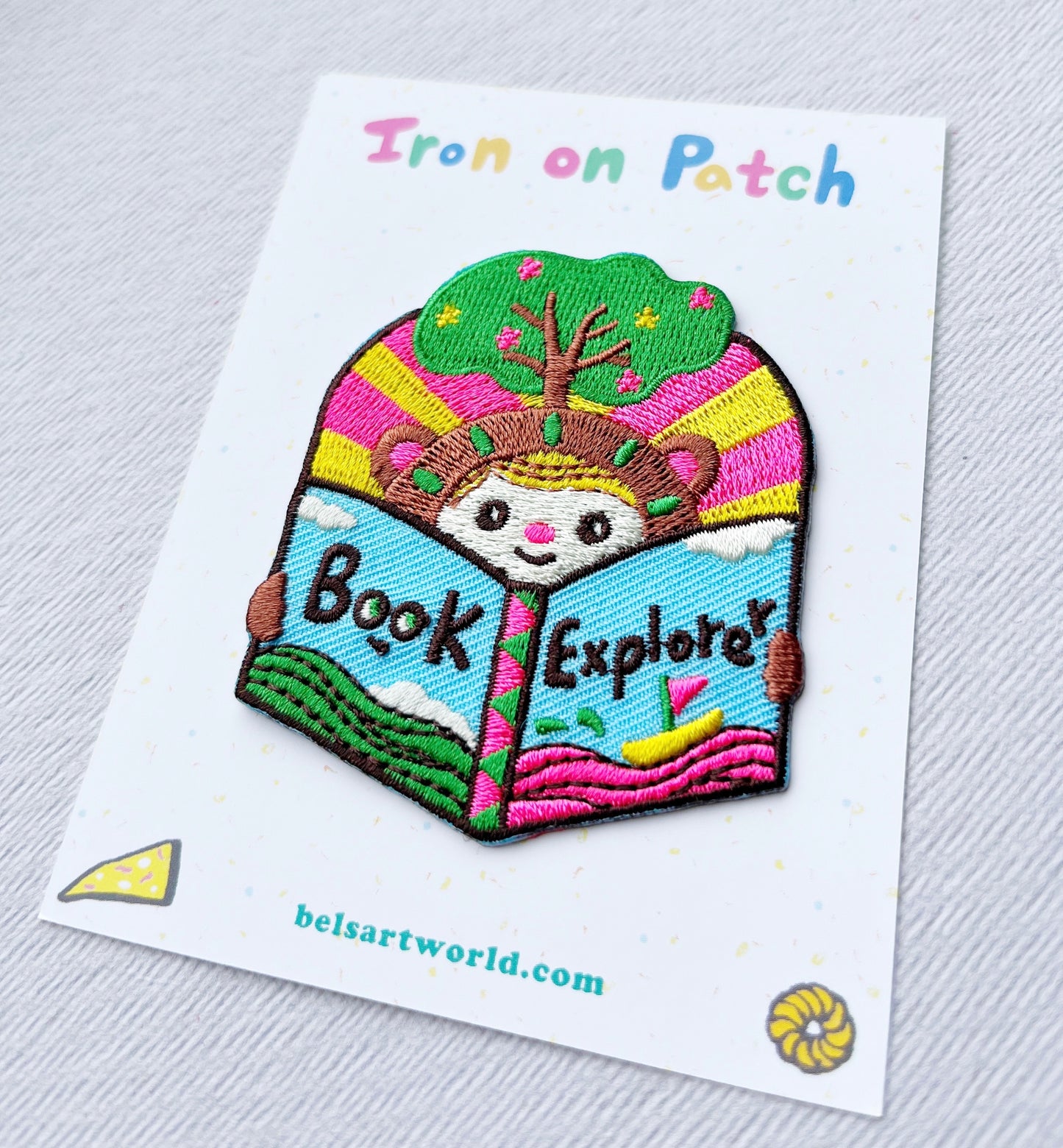 Book explorer Iron On Patch