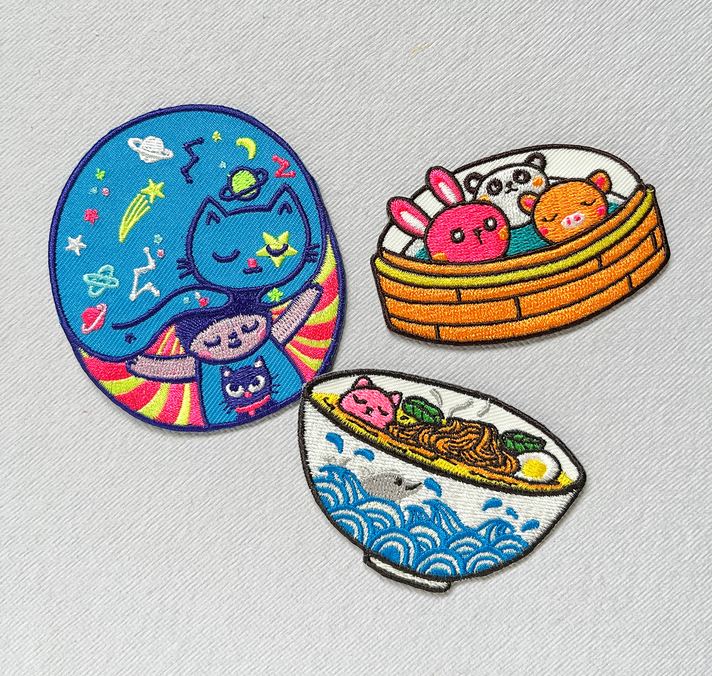 Kawaii Dim Sum Iron On Patch
