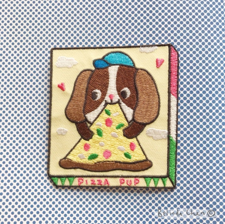 Pizza Pup - Iron On Patch