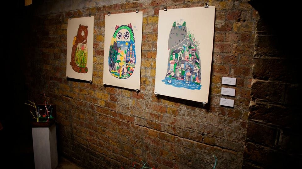 Forest in the Owl - B2 Original limited edition silk screen print