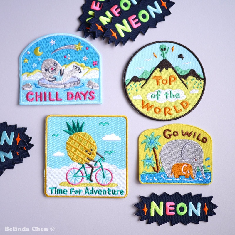 Time for adventure Pineapple Iron On Patch
