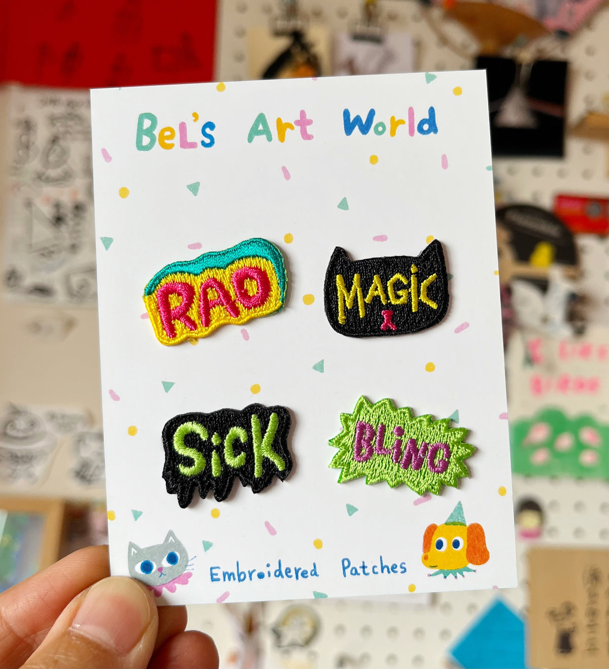 Cool Mini patches set of 4
