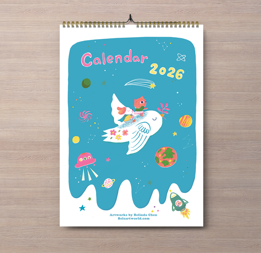 Pre-Order Cat, Puppy and Mouse Adventure Calendar 2026  - A4