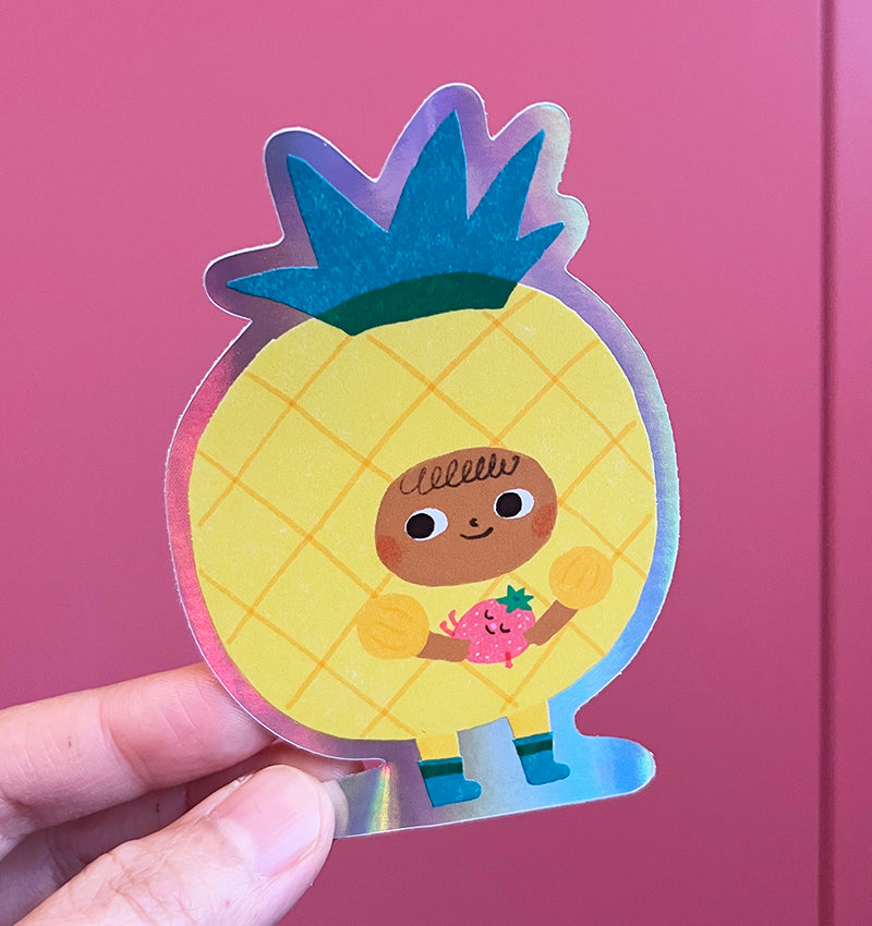 Illustrated vinyl stickers