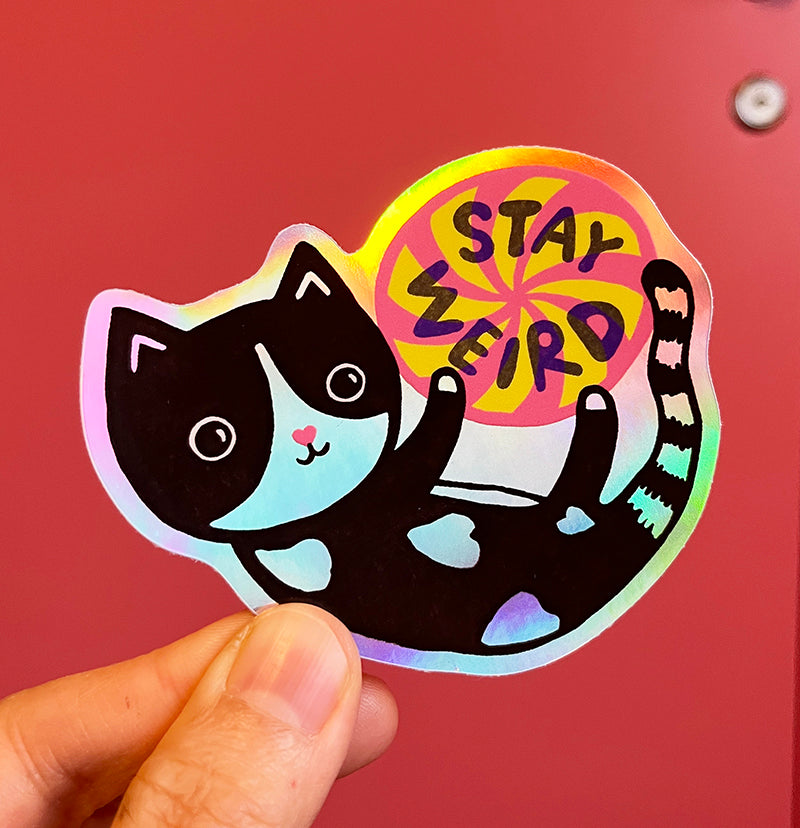 Illustrated vinyl stickers