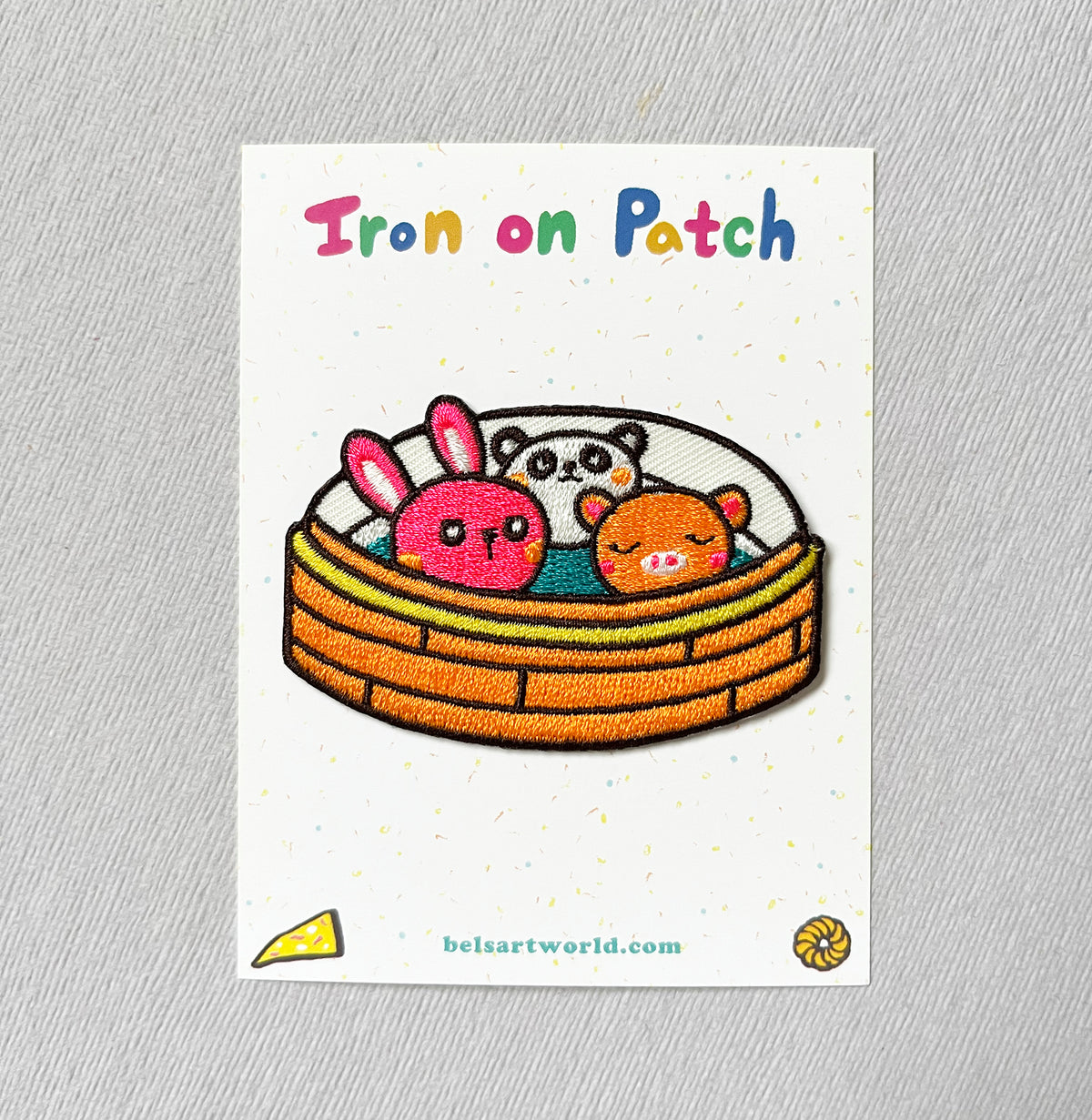 Iron Dim Kawaii Dim Sum Iron On Patch – Belsart