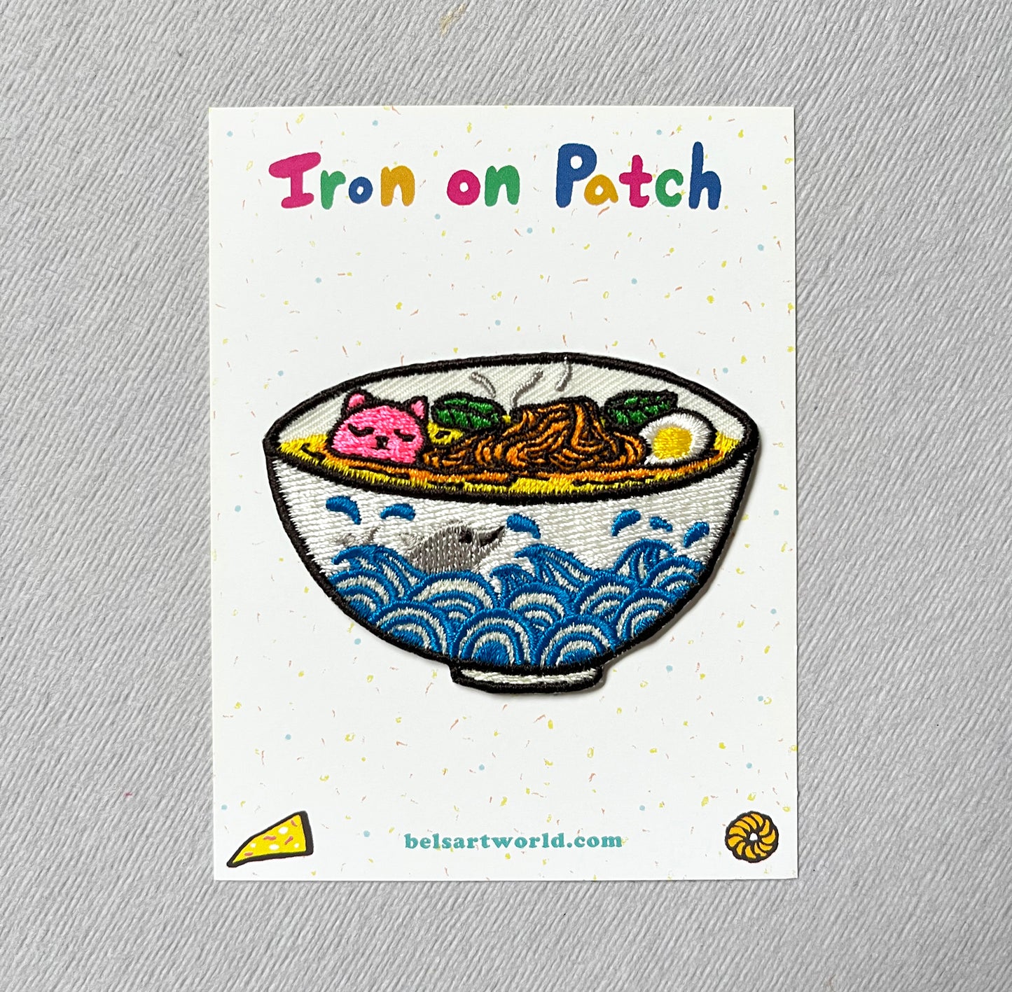 Noodle Bowl iron on Patch