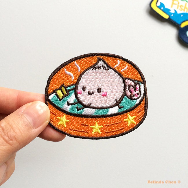 Little Steamed Bun Iron On Patch