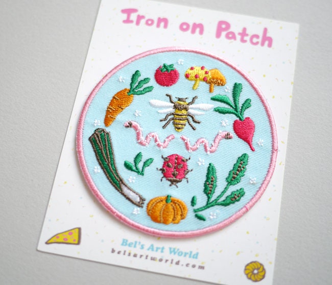 Green Fingers - Iron On or sew on Patch