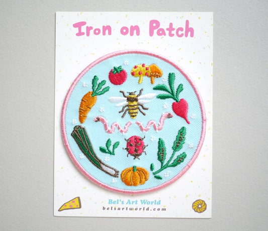 Green Fingers - Iron On or sew on Patch